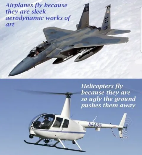 Airplanes Versus Helicopters