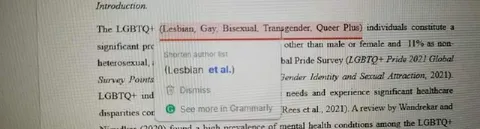 Lesbian et al. Author List