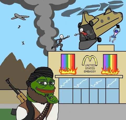 Pepe Attacks the Embassy