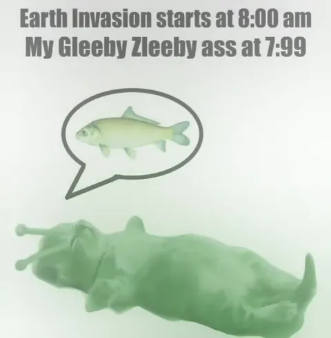 Alien Arrives Before the Invasion