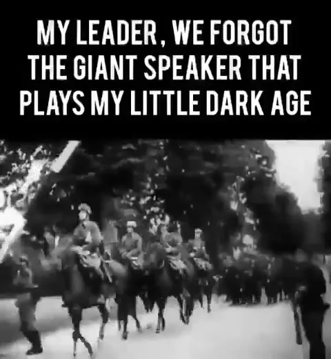 Forgot the Giant Speaker
