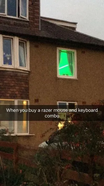 RGB Gaming Room Window