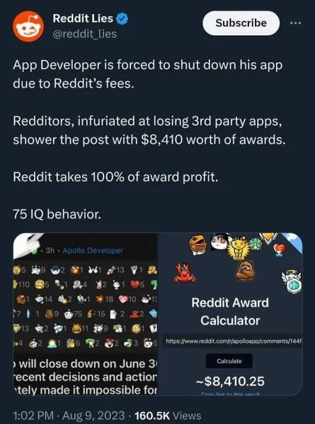 Redditors Reward Reddit Shutdown