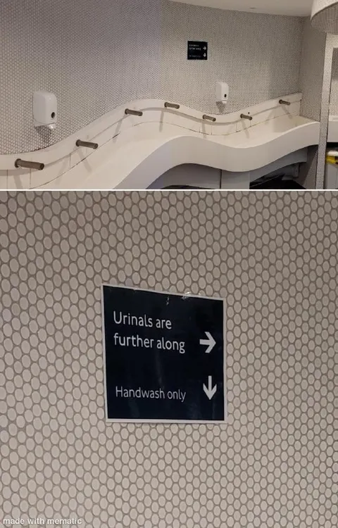 Urinals Further Along