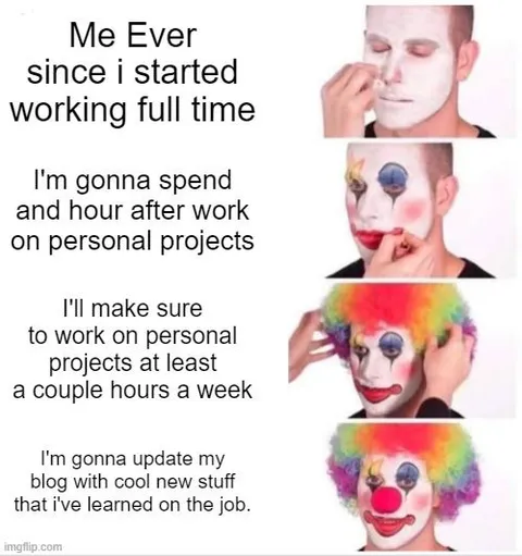 Full-Time Job Clown Makeup