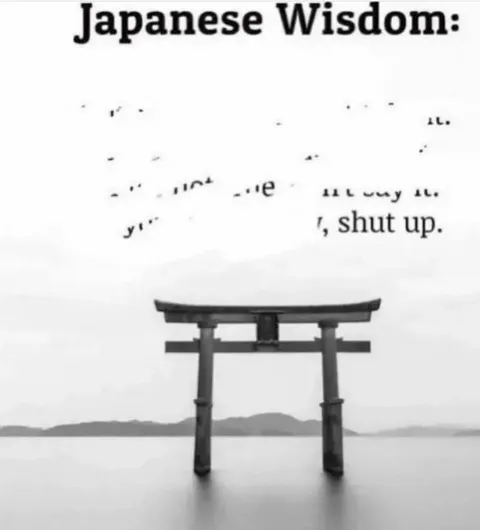 Japanese Wisdom Torii Gate