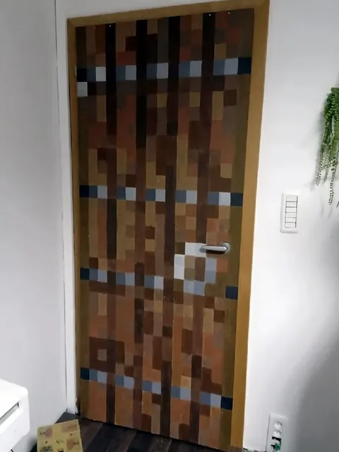 Дверь как в Minecraft