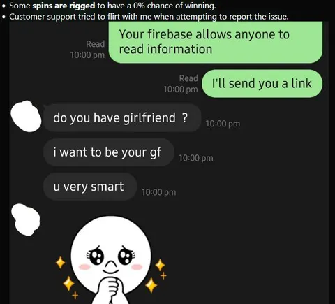 Firebase Leak Meets Flirting