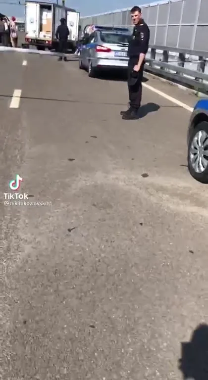 Полицейская проверка на трассе