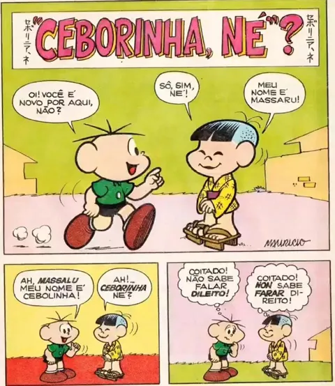 Cebolinha encontra Massaru