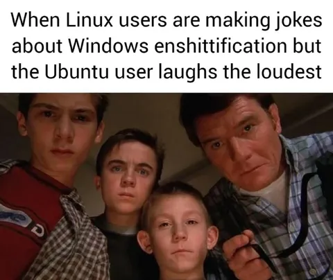 Ubuntu User Laughs the Loudest