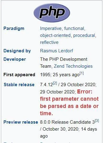 PHP Error First Parameter