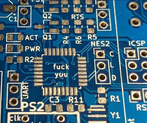 PCB Says Fuck You