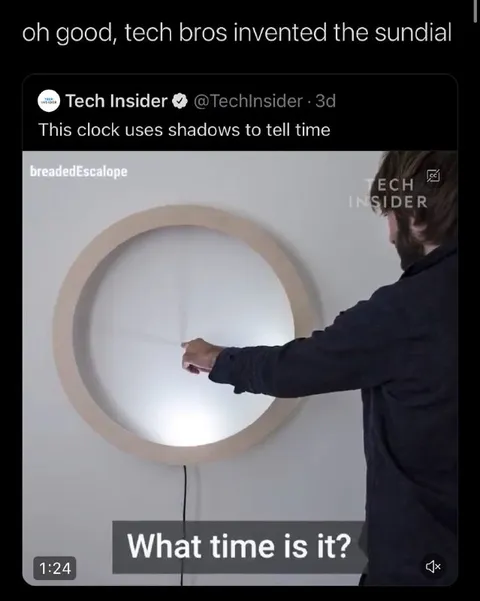 Tech Bros Reinvent the Sundial