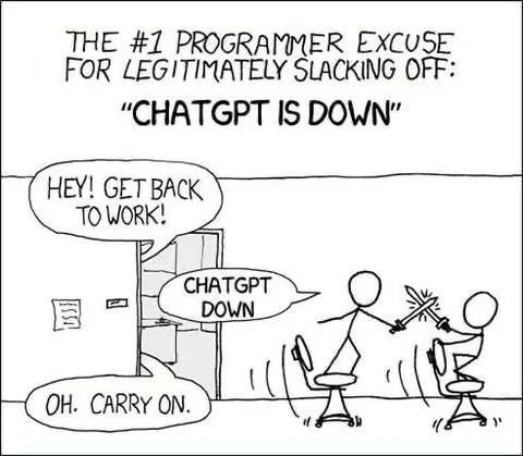 ChatGPT Is Down Programmer Excuse