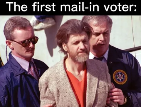 The First Mail-In Voter