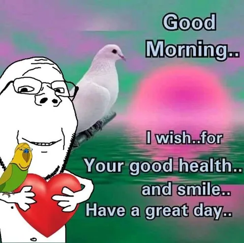 Good Morning Dove Greeting