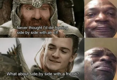 Side by Side with a Friend