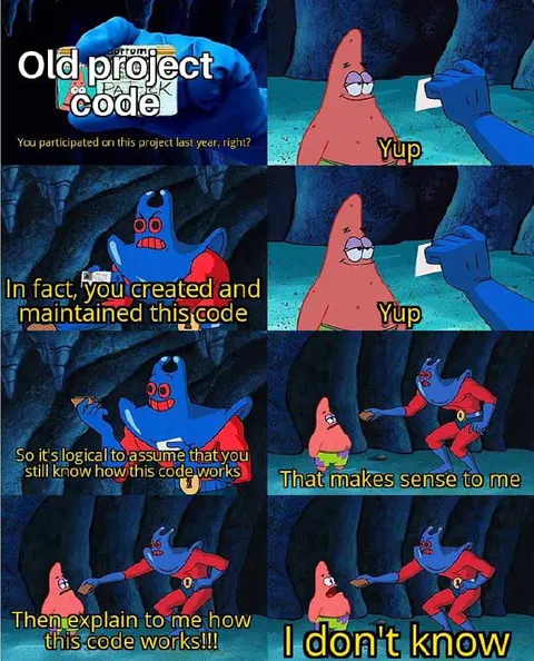 Old Project Code Confusion
