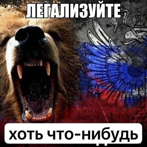 Легализуйте хоть что-нибудь