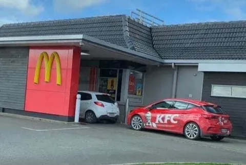 KFC Car at McDonald's