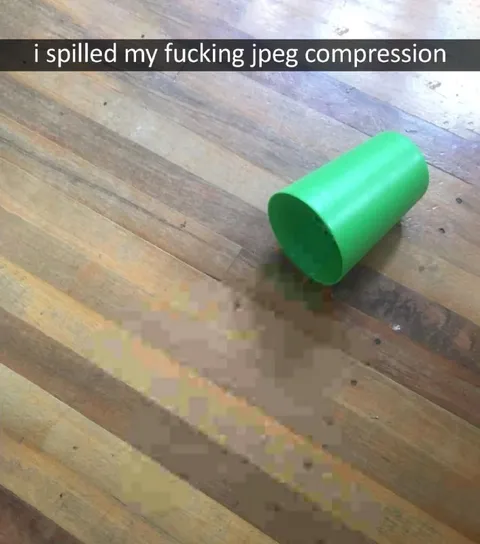 Spilled JPEG Compression