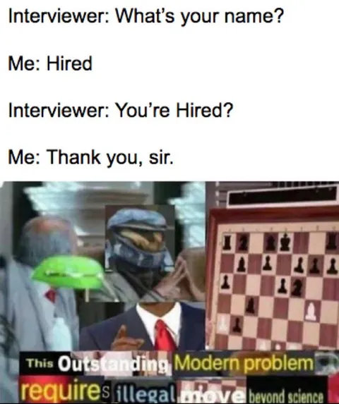 Hired Without Giving a Name