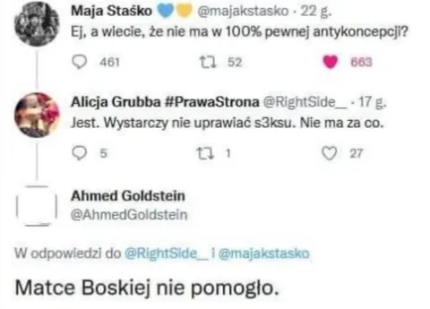 Matce Boskiej nie pomogło