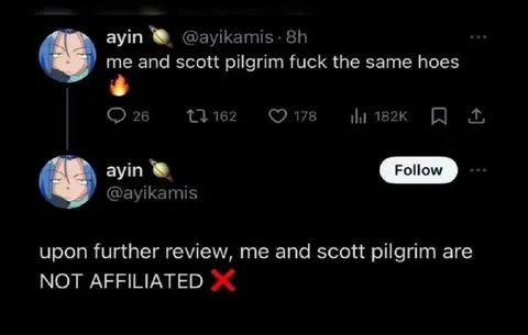 Scott Pilgrim Not Affiliated