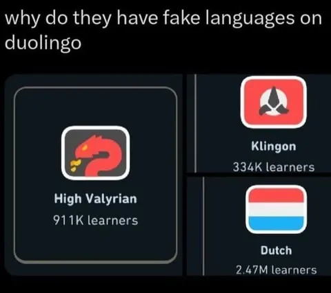 Fake Languages on Duolingo