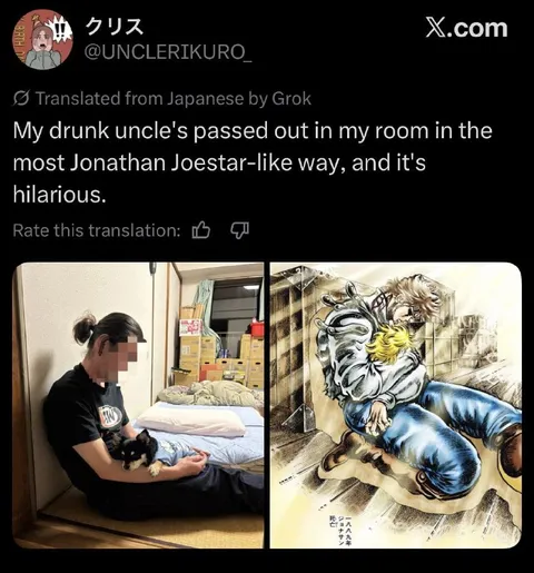 Jonathan Joestar Passed Out