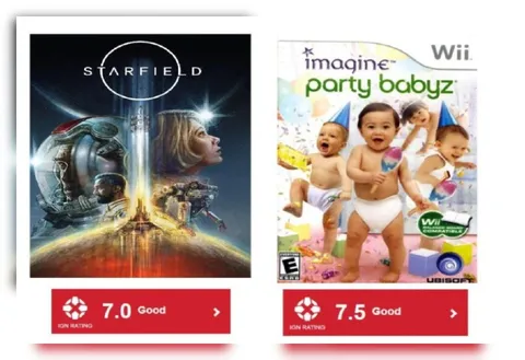 Starfield Rated Lower Than Babyz