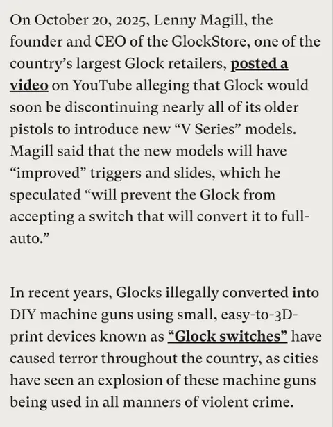 Glock Switches Force Flintlocks