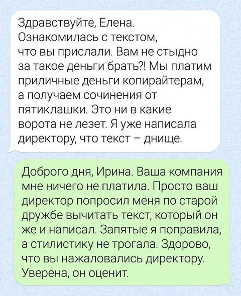 Копирайтер не виноват