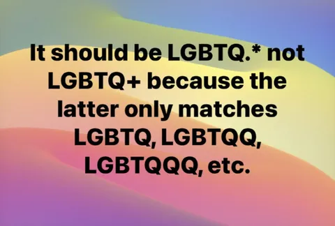 LGBTQ Plus Letter Matching Joke