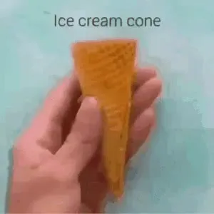 Ice Cream Cone in Hand