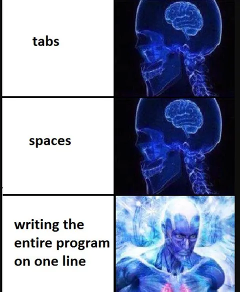 Writing the Entire Program on One Line