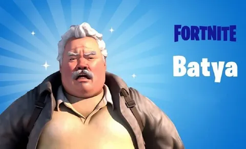 Fortnite Batya с усами