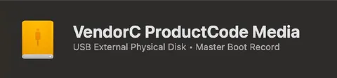 VendorC ProductCode USB диск