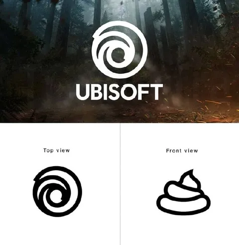 Ubisoft Logo From the Front