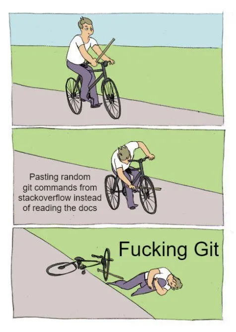Fucking Git Bike Crash