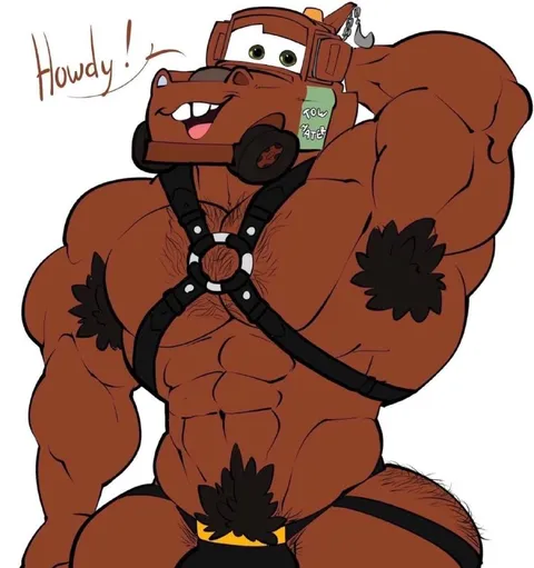 Muscular Mater Says Howdy
