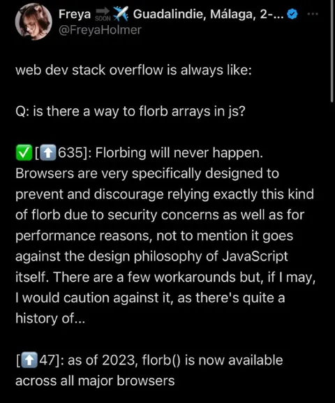 Stack Overflow Florb Arrays