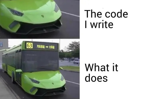 The Code Write vs What It Does