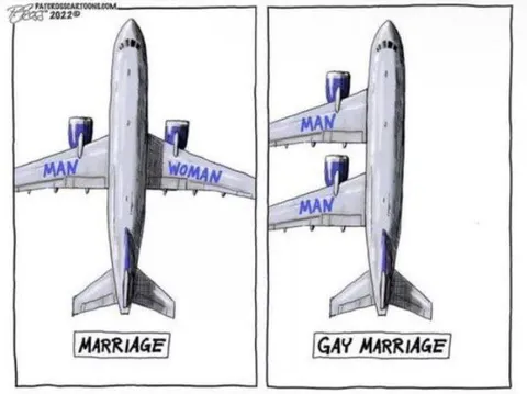 Gay Marriage Airplane Pun
