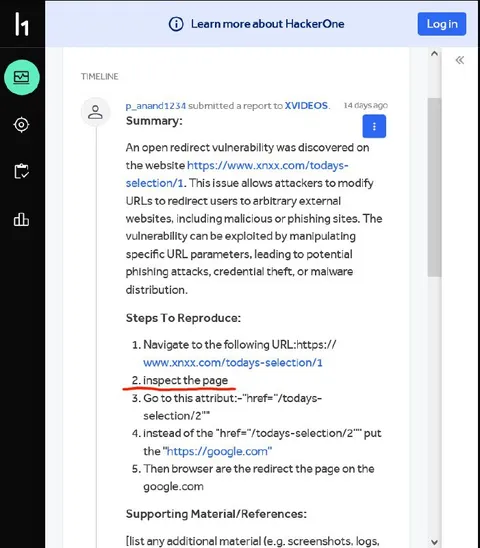 Ridiculous Open Redirect Bug Report