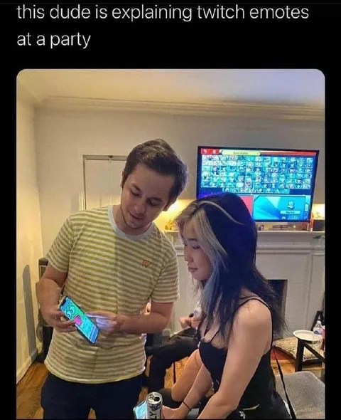 Explaining Twitch Emotes at a Party