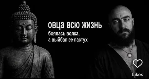 Овца боялась волка, а выбрал пастух
