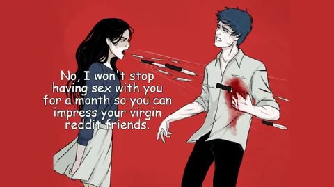 Reddit Friends Virgin Joke