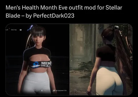 Men's Health Eve Outfit Mod